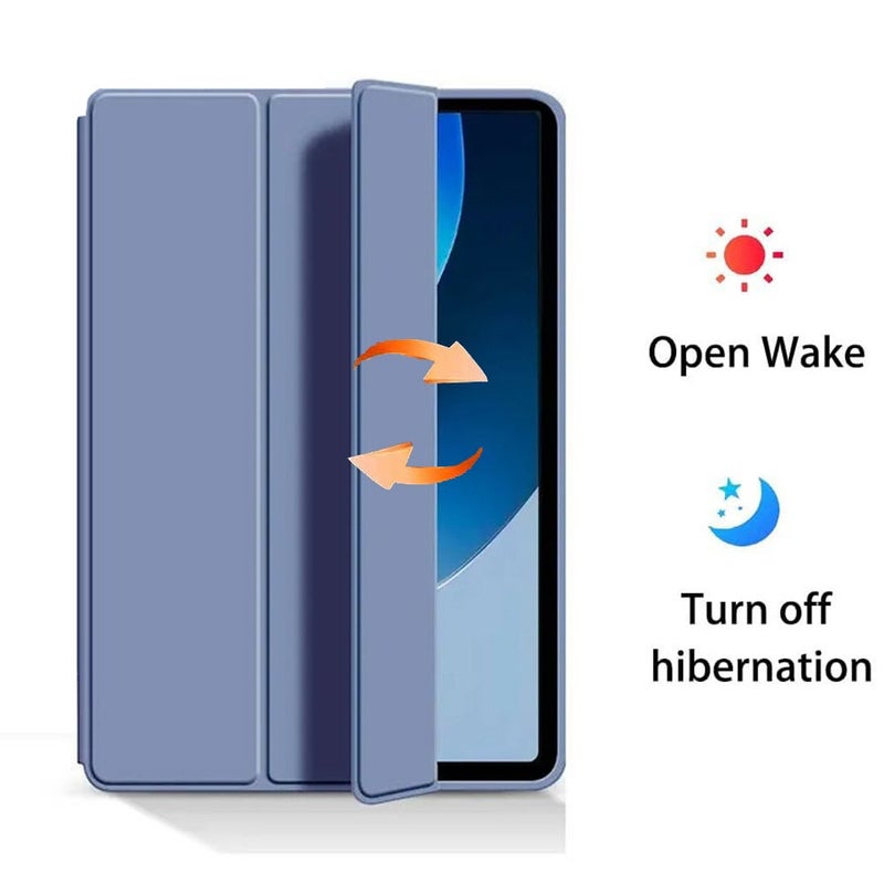 حافظة جلدية واقية شاملة ثلاثية الطي لجهاز Infinix Xpad X1101 مناسبة لنقل الصوت - Image 4