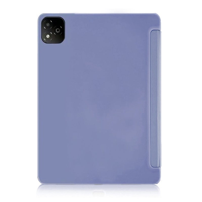 حافظة جلدية واقية شاملة ثلاثية الطي لجهاز Infinix Xpad X1101 مناسبة لنقل الصوت - Image 3