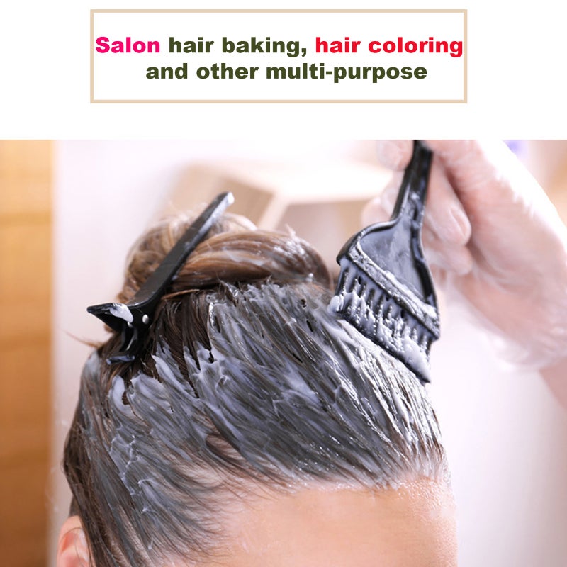 Hair Dye Kit: Pink 1 Coloring Bowl, 1 Nylon Wool Brush, 1 Comb, 1 Pair Ear Caps, 1 Mixer - Stiff Yet Flexible Bristles For Even Application, Hair Coloring Accessory Kit For DIY Home Dyeing, Salon Hair - Image 5