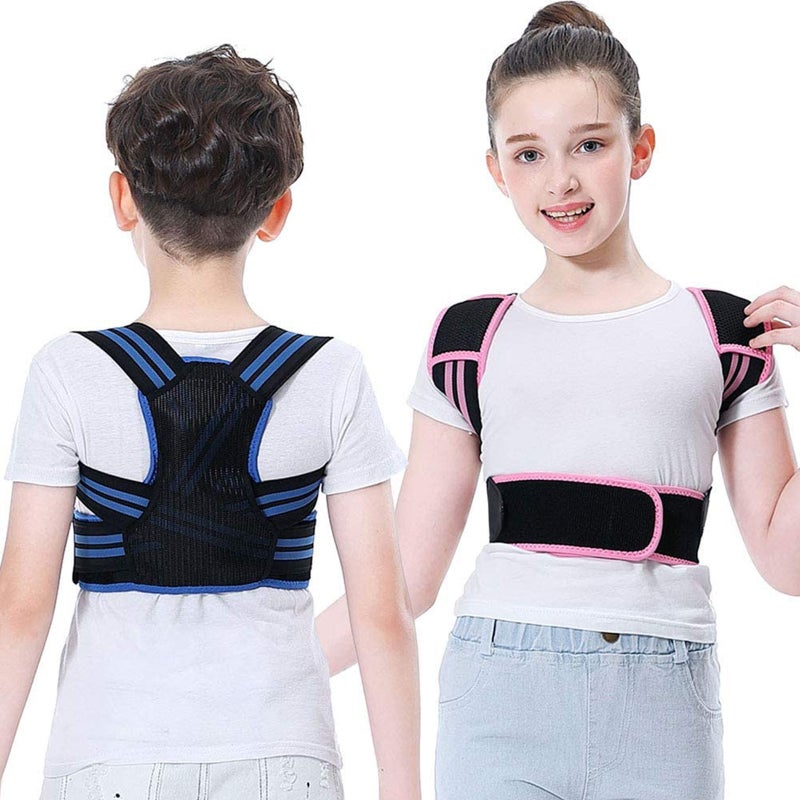 Professional Posture Corrector for Kids, Adjustable Upper Back Posture Brace for Teenagers Boys and Girls Under Clothes Spinal Support to Improves Slouch, Humpback, Relieve Back Pain - Image 1
