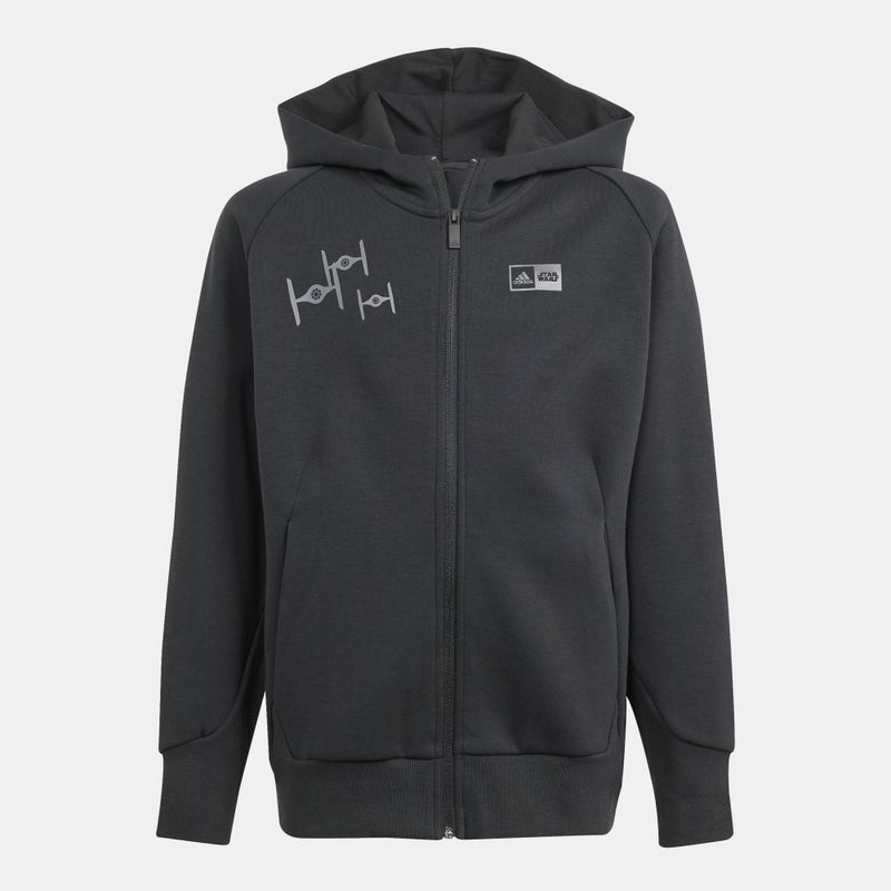 Adidas Kids' x Star Wars Z.N.E. Full-Zip Hoodie - Image 1