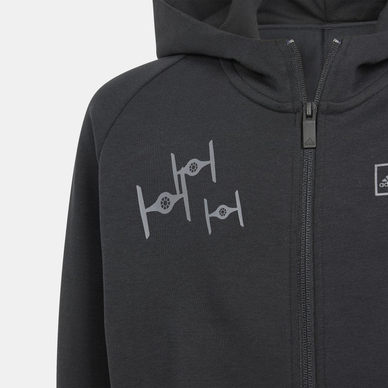 Adidas Kids' x Star Wars Z.N.E. Full-Zip Hoodie - Image 4