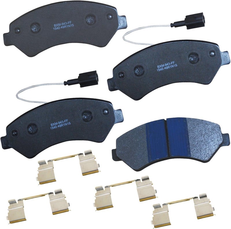 Bendix Premium SBM1540 Semi-Metallic Front Brake Pads for Fiat Ducato 2020-2011, Peugeot Manager 2015-2009, Ram ProMaster 1500 2023-2014, ProMaster 2500 2023-2014, ProMaster 3500 2023-2014 - Image 1