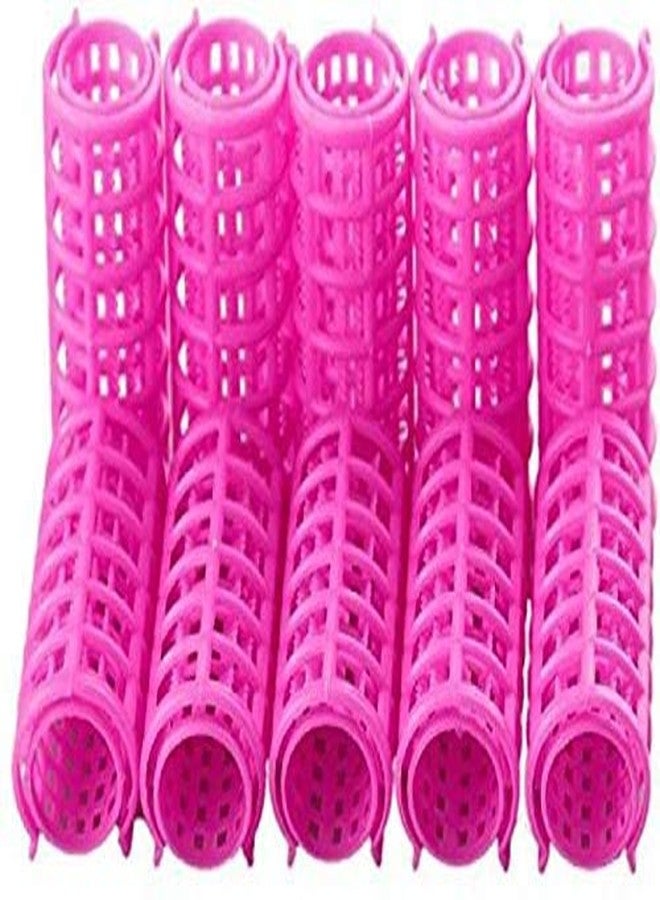 Maple Plastic Rollers Hair Curler Multicolor & Hair Comb Combo (Pack of 12) - Image 2
