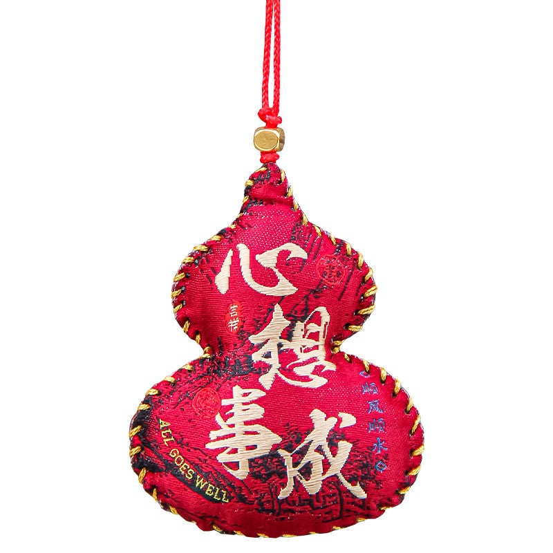 Handmade Gourd Sachet Blessing Pouch - Image 5
