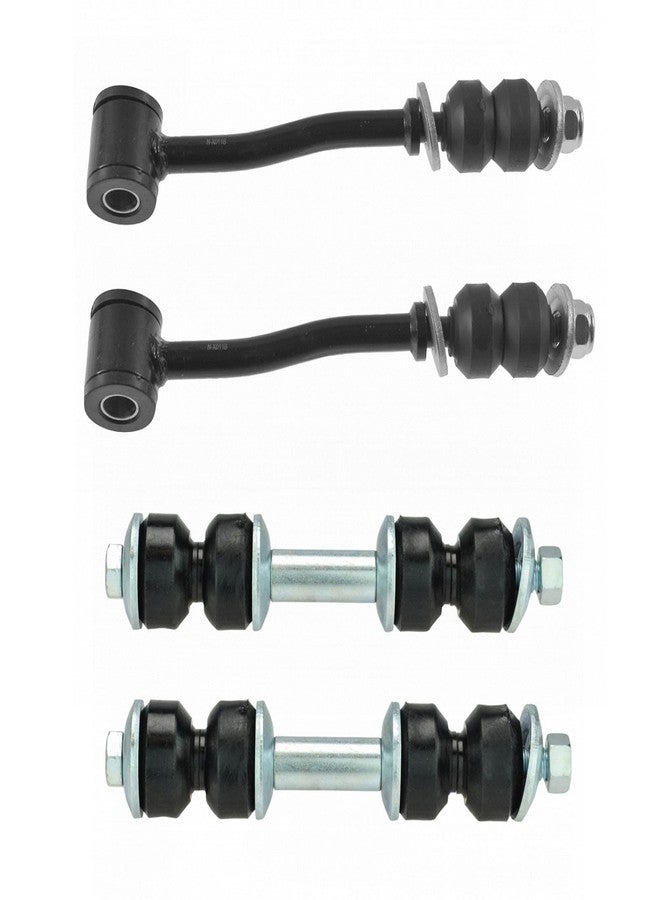 TRQ Front & Rear Sway Bar Stabilizer Link Set Compatible with 1993-1995 Jeep Grand Cherokee 1993 Grand Wagoneer - Image 1