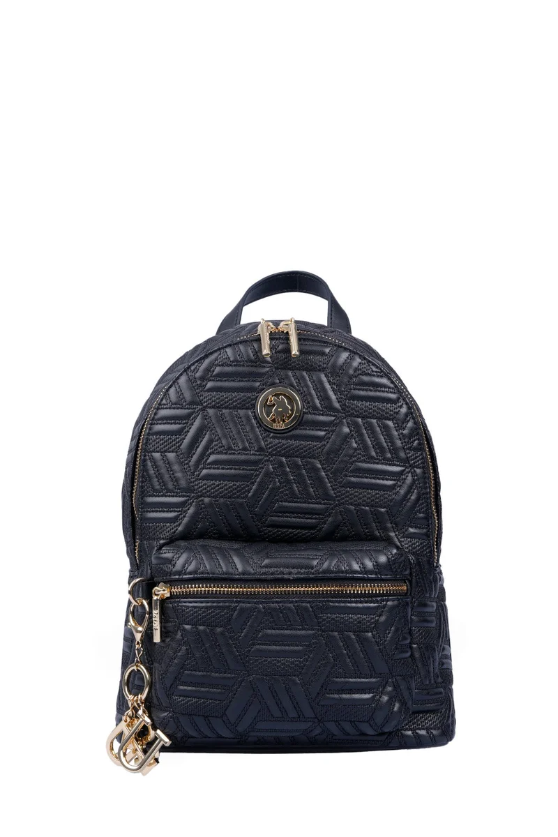 U.S. Polo Assn. U.S. Polo Assn. Women's Backpack Bag, Ladies Large Capacity Bag, Women's Leather Bag, Women's Travel Bag, for Office Side Bag and Girls College Students
