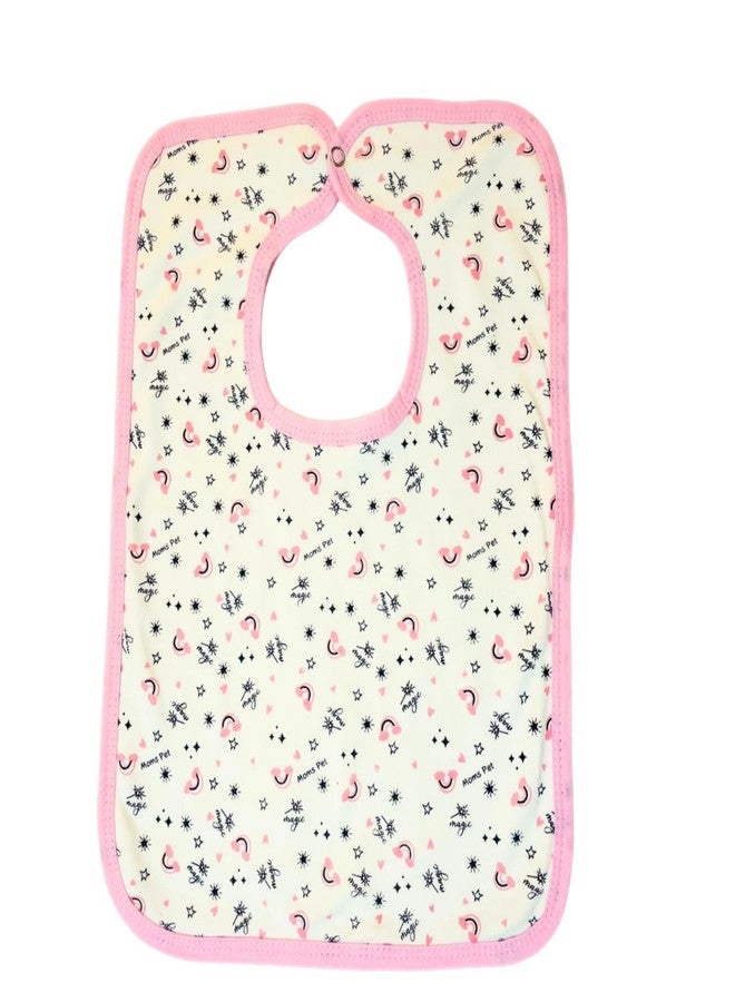 ARIC Premium Hosiery cotton Bibs | Bibs For kids | Absorbent Baby Bibs for 6 to 12 Months | Bibs for New Born Baby 0 to 6 Months | Button Closure | Waterproof Spill Resistant Random Colors (Pack of 3) - Image 5