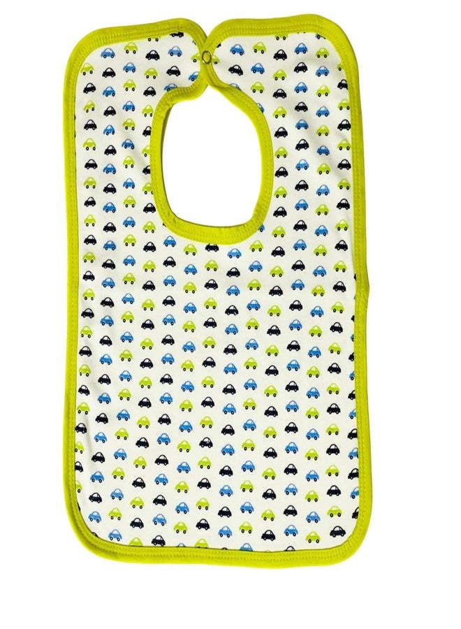 ARIC Premium Hosiery cotton Bibs | Bibs For kids | Absorbent Baby Bibs for 6 to 12 Months | Bibs for New Born Baby 0 to 6 Months | Button Closure | Waterproof Spill Resistant Random Colors (Pack of 3) - Image 1
