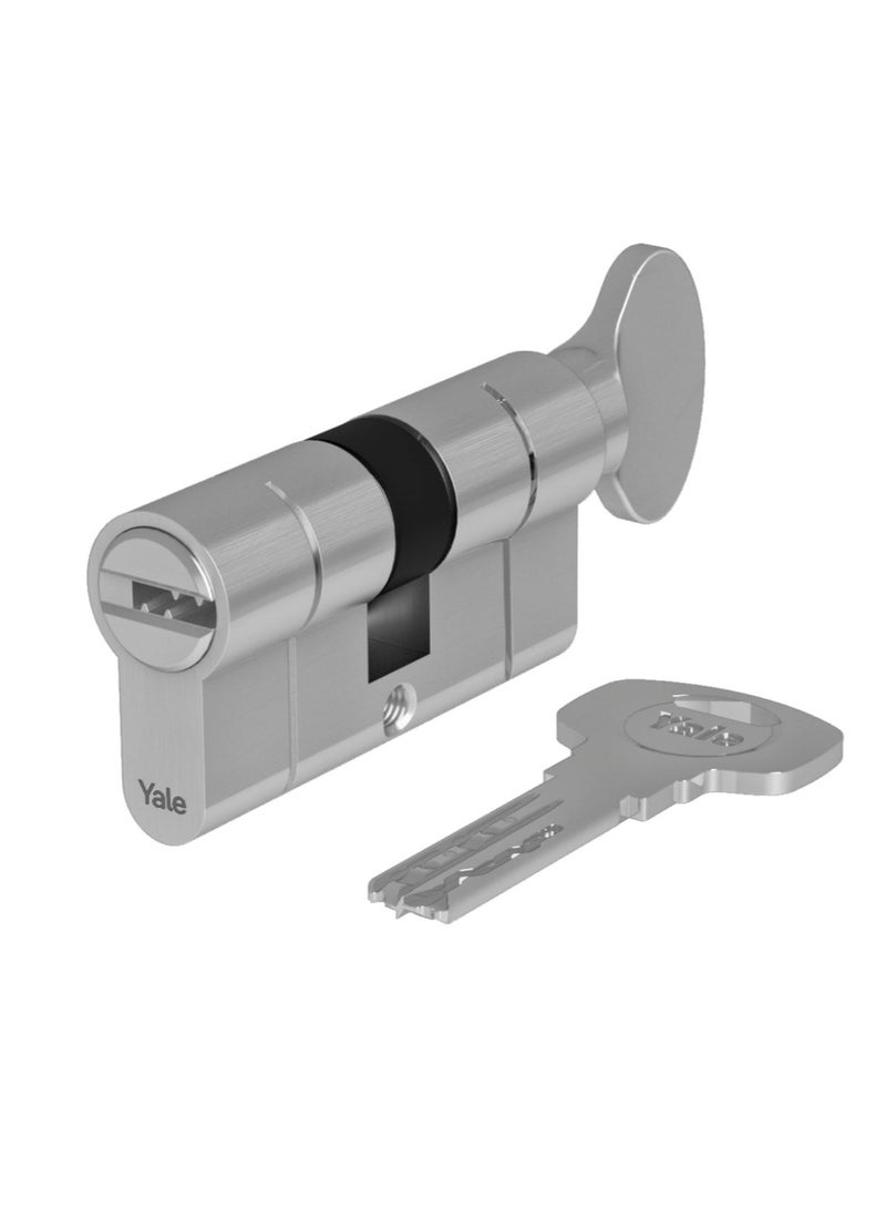Yale 500 Series Double Euro Profile Cylinder Key and Knob 30mm,10‑0503‑3030‑CK‑22‑01  - Image 1