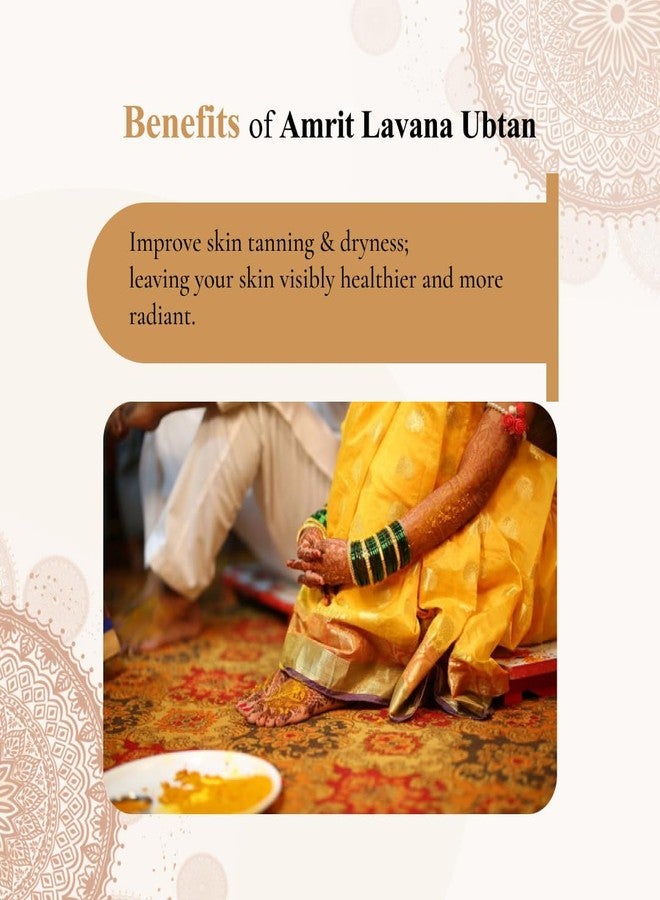 Vriksha Veda Amrit Lavana Traditional Ayurvedic Ubtan I Haldi Ubtan for Brides I Bridal Ubtan I Ubtan for Tan Removal and Skin Brightening I Bath Powder for Men and Women I 250gm - Image 5