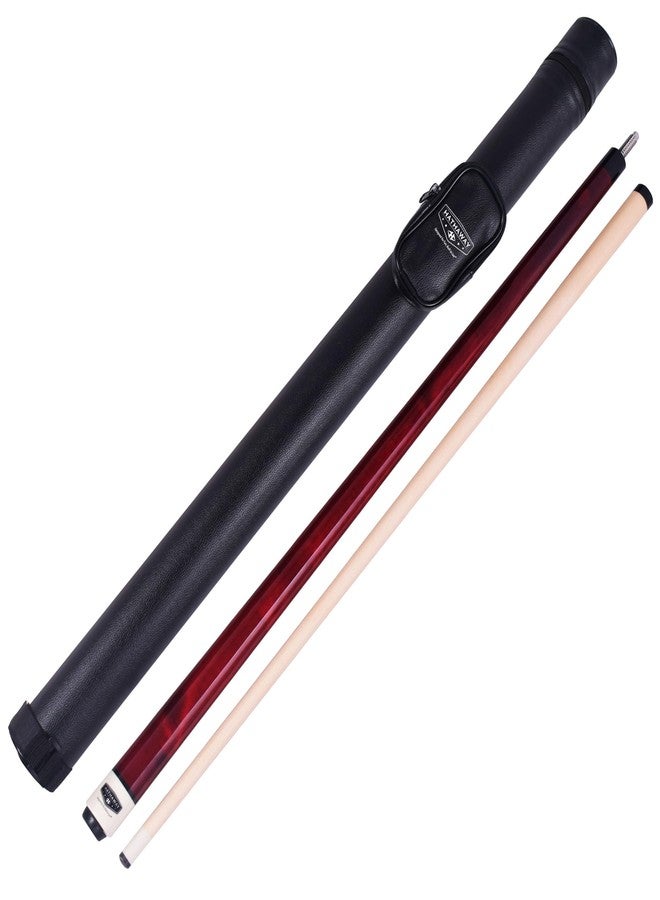 Hathaway Conquest 58-in Maple Pool and Billiard Cue and Case Set - Red - Image 1