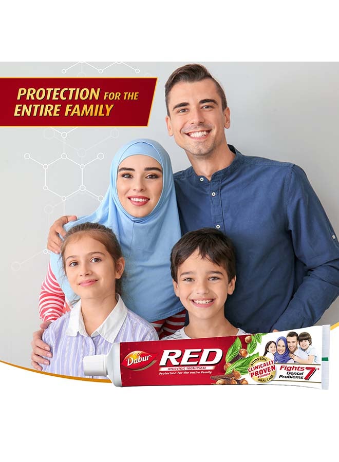 Dabur Ayurvedic Toothpaste Pack of 4 - Image 5