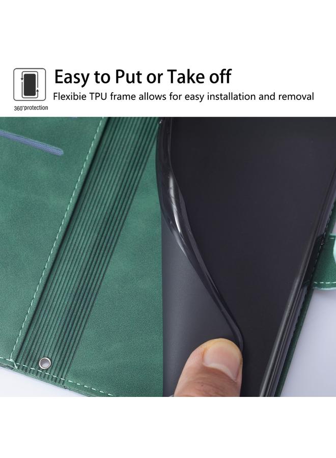 Zaboon Case For Doogee N55 Plus Crossbody 3D Embossed Flip Leather Phone Case - Image 4