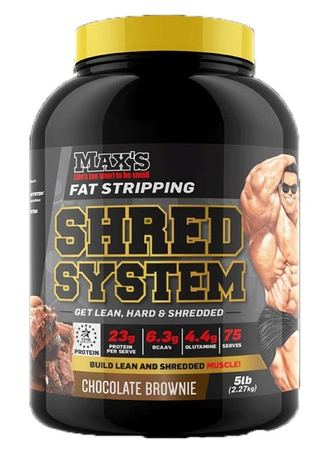 Shred System Build Lean and Shredded 2.27 g, Chocolate Brownie