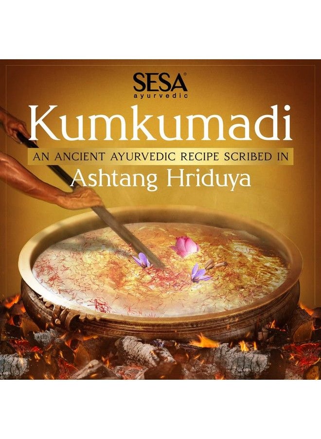 Sesa - Kumkumadi Face Oil 15Ml 100% Pure Kumkumadi Tailam ;Radiant & Glowing Face ; Helps Reduce Dark Spots & Pigmentation ; Skin Lightening & Brightening Anti Ageing Helps Smoothen Fine Lines & Wrinkles - Image 1