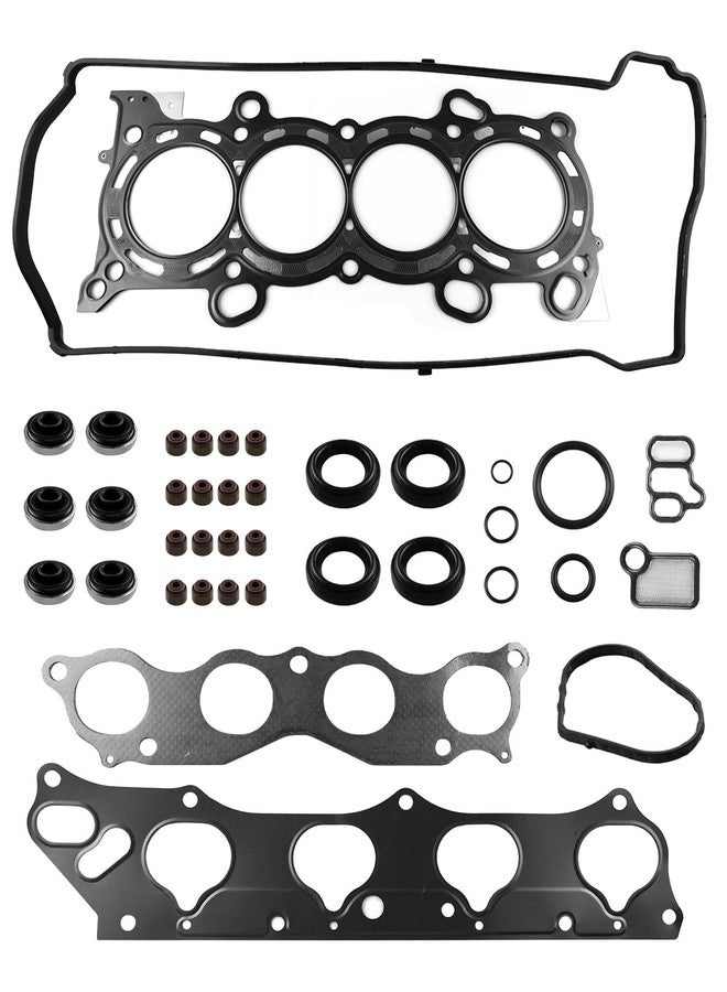 تيكساينس طقم حشيات رأس الأسطوانة مناسب لهوندا أكورد، CR-V، إليمينت، وأكيورا TSX، سعة 2.4 لتر، 4 أسطوانات، 16 صمام، DOHC، موديلات 2003-2011. بديل للأرقام HS26243PT وHGS228 وK24A4. - Image 1