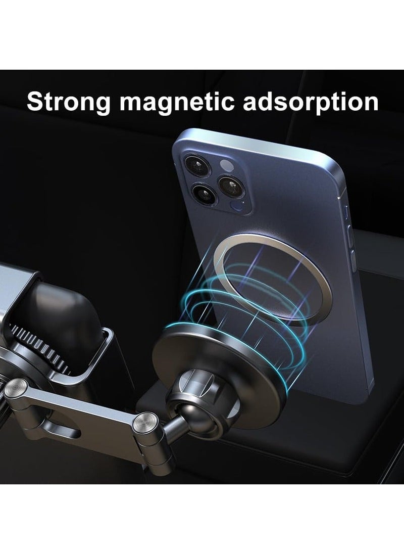 Y&D Magnetic Tesla Phone Mount, Car Central Control Screen Hanging Bracket Suitable, for Model S/3/X/Y Adsorption Holder, Compatible with iPhone, Samsung and Other Phones  - Image 5