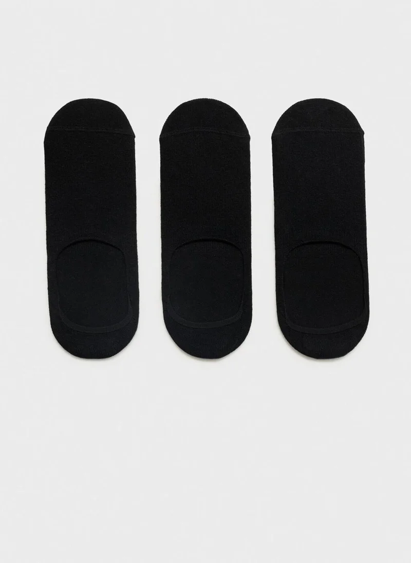 مانجو مان 3-pack of invisible socks