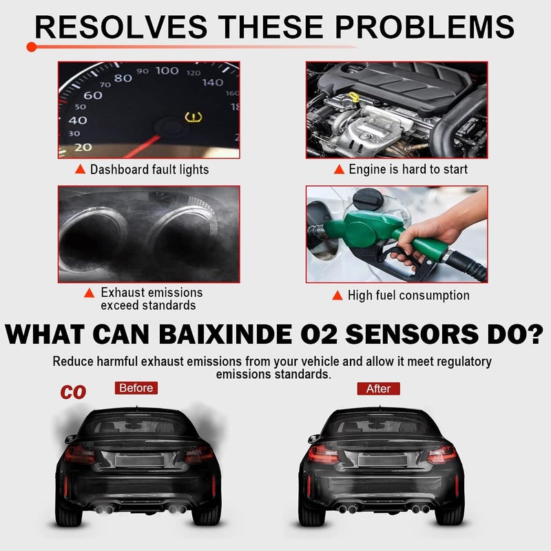 BAIXINDE Oxygen Sensor Upstream 234-4620 for Honda Accord and Insight - Image 5