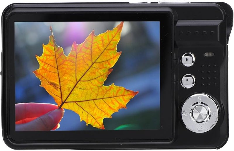 كاميرا رقمية سوداء بدقة 4K و48 ميجابكسل مع تركيز تلقائي ومضادة للاهتزاز وتكبير 8x للتصوير الاحترافي - Image 2