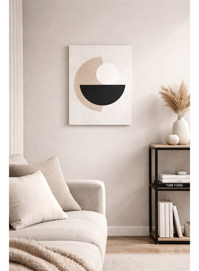 موان تابلوه فني مودرن 30x40cm  بارز 30 مم - طباعة ديجيتال عالية الجودة - طبقة UV لحماية الألوان - سهل التركيب بلاصق ذاتي - ديكور أنيق للمنازل والمكاتب والهدايا - Image 1