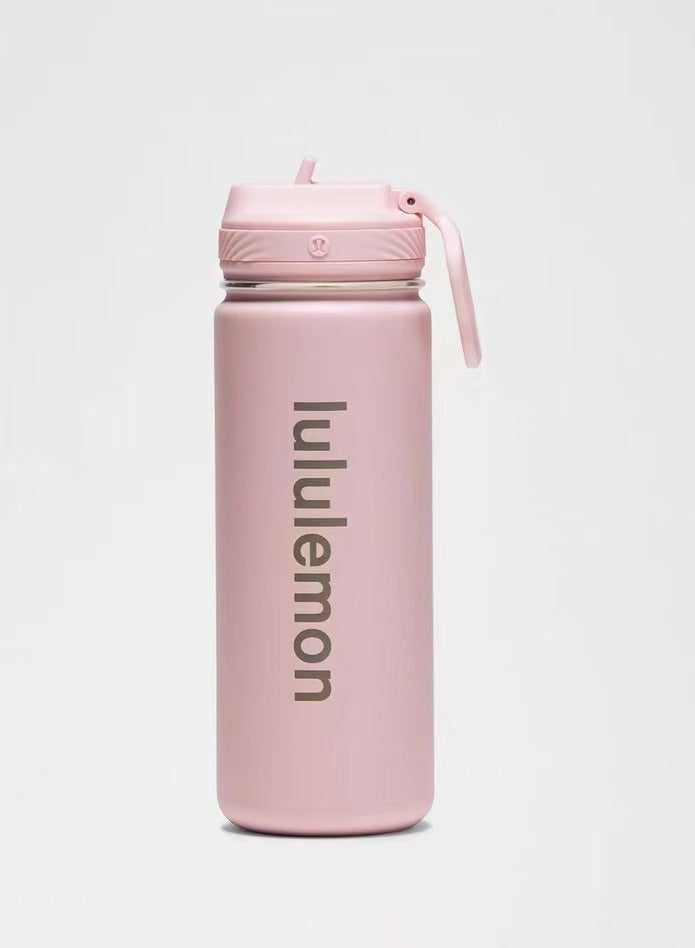Lululemon Back to Life Sports Water Bottle with Straw - Image 1