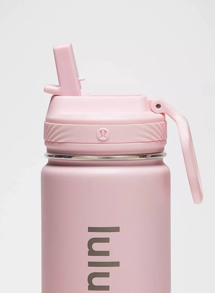 Lululemon Back to Life Sports Water Bottle with Straw - Image 2