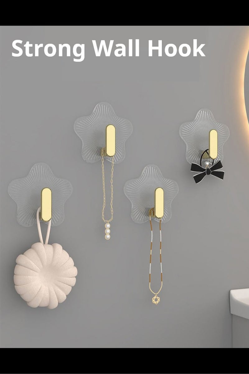 AVACraft 10Pcs Sticky Wall Hooks, Single Small Vintage Decorative Hanger for Keys, Bags, Towels - Image 2