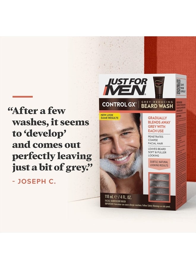 Just For Men - Control GX®, Grey-Reducing Beard Wash, 4 fl oz - Image 1