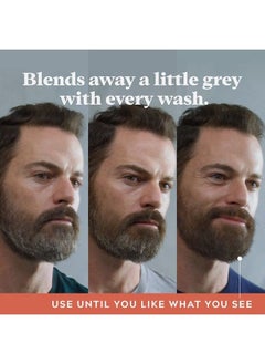 Just For Men شامبو غسول اللحية لتقليل اللون الرمادي من جست فور مين كونترول جي إكس، يلون الشارب واللحية تدريجيًا، ويترك شعر الوجه أكثر نعومة وامتلاءً، 118 مل - عبوة من قطعة واحدة  - Image 3