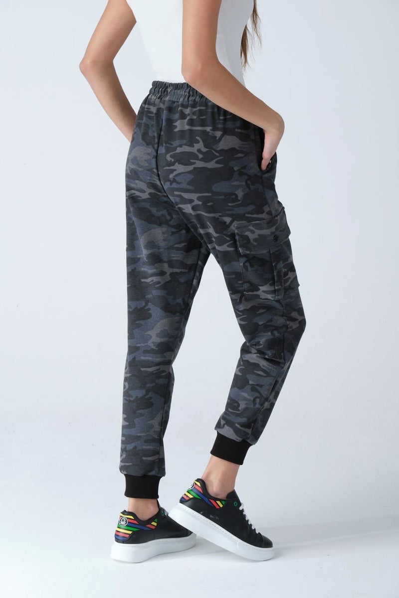 Alexander Gardi Camouflage Patterned Pocketed Sweatpants (E21-72100)  - Image 4