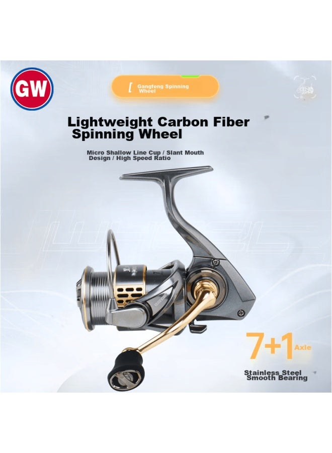 Gw 1500 Model Spinning Reel Ultra-light Fishing Reel For Fishing, Rock Fishing, And Light Line Fishing Tackle - Image 1