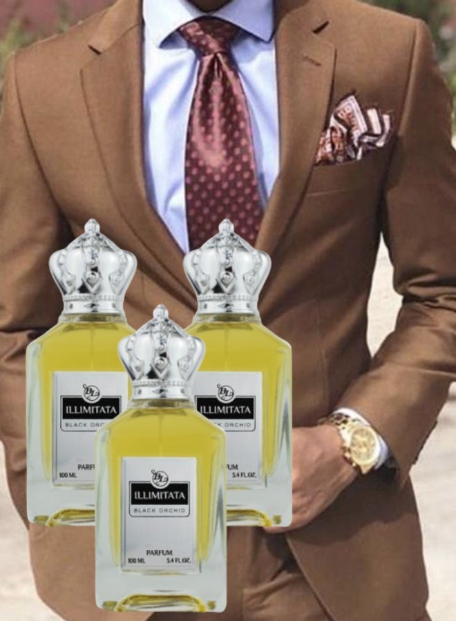 بي إل 3 قطع عطر إلميتاتا بلاك أوركيد 100مل - Image 1