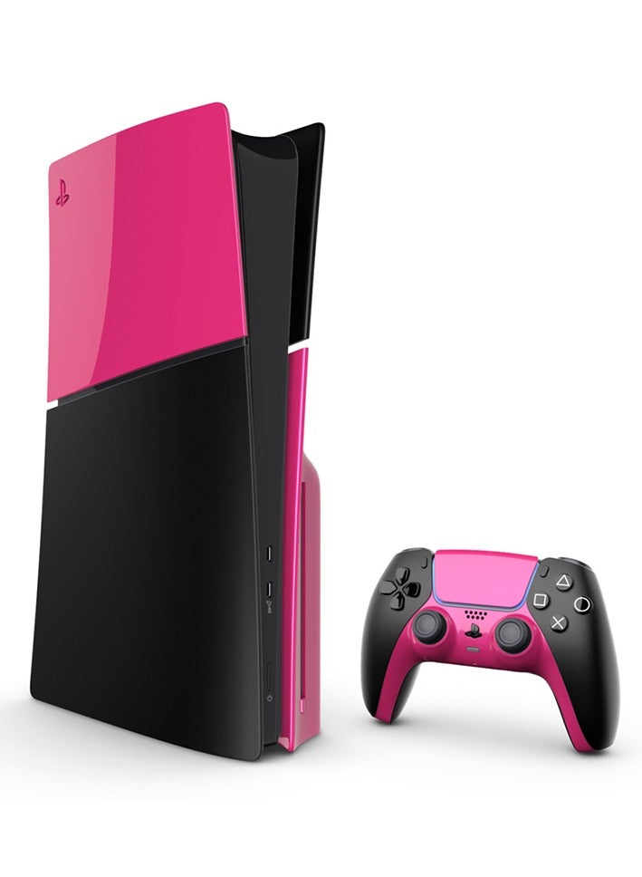 Craft MERLIN CUSTOMISED PLAYSTATION 5 SLIM DESIGN DISC EDITION 1TB SINGLE CONTROLLER PINKOP NEW 2023 MODEL - Image 1