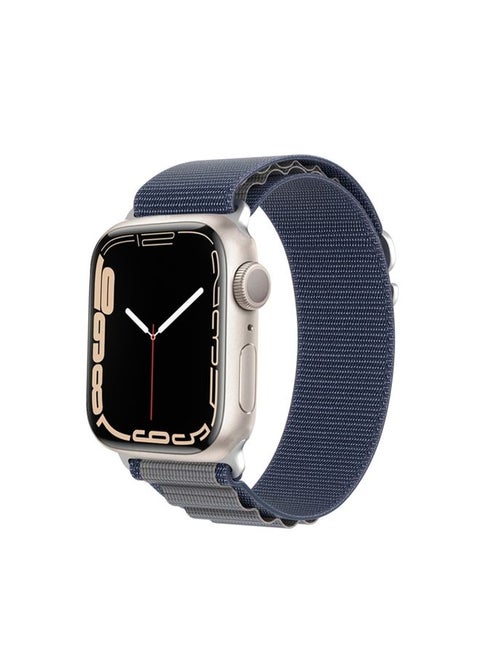 Replacement Strap For Apple Watch SE 2023 40mm DUX DUCIS GS Series Nylon Loop Watch Band Blue
