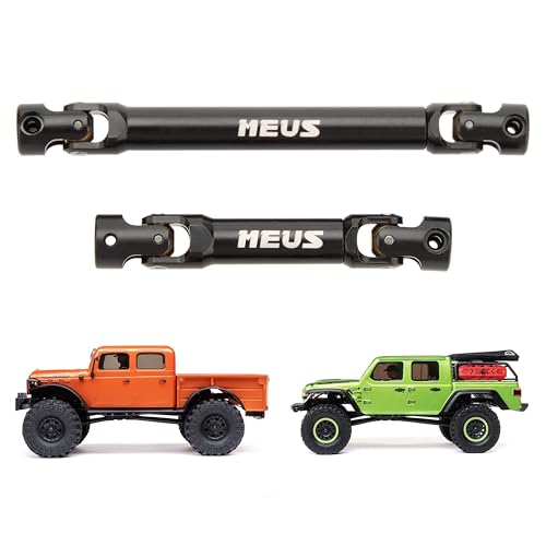 MEUS RACING SCX24 Driveshaft Center Drive Shaft for Axial 124 SCX24 Gladiator Black - Image 1
