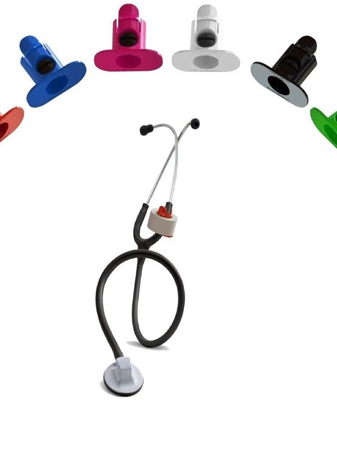 StatGear Stethoscope Tape Holder - Medical Items for Nurses, Paramedics, EMT, EMS - Black - Image 5