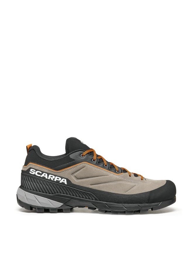 SCARPA Men's Rapid XT Leather Hiking & Approach Shoes, Taupe/Rust Orange, 11-11.5 - Image 3