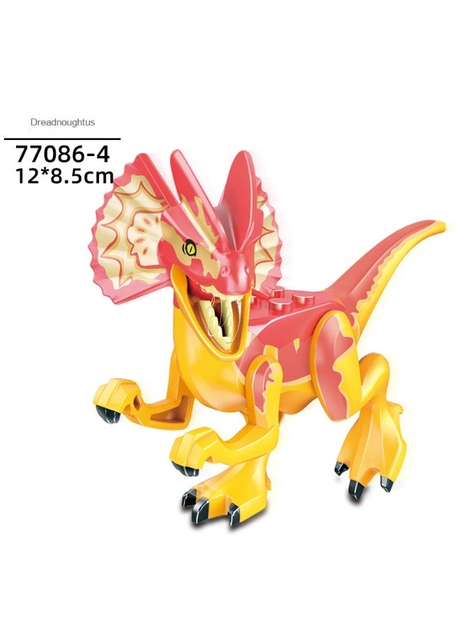 NIBEMINENT Jurassic Dinosaur Building Blocks Toy - Educational Assembly Puzzle Set