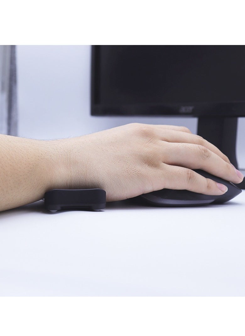 Excefore - Ergonomic Gliding Palm Rest, Sliding Wrist Pad with 4 Scroll Wheels, Moves with Mouse, Carpal Tunnel Relief, Typing Support for Computer, Laptop, Mac, Lightweight Office Aid - Image 1