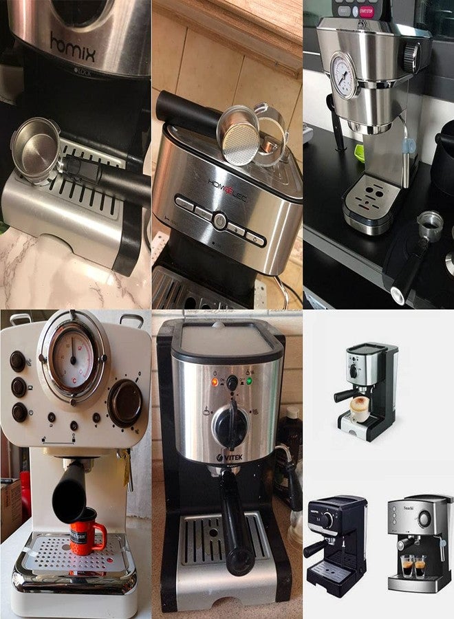 NEOUZA 51mm Bottomless Portafilter Compatible with HIBREW H10B, Gevi 15 Bar, Yabano,Hamiltion Beach,Farberware Espresso Machines with Stainless Steel Replacement Filter Basket Wooden Handle - Image 4