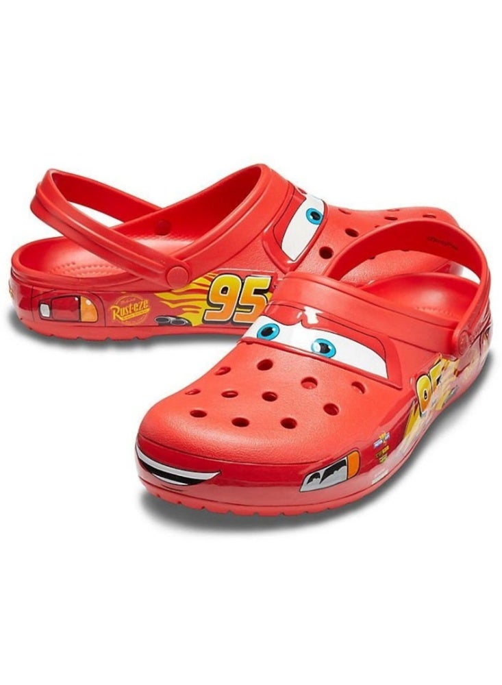 Caroban Mcqueen 95 Car Shoes Men'S And Women'S Popular Outdoor Breathable Casual Beach Shoes Hole Shoes Baotou Sandals - Image 1