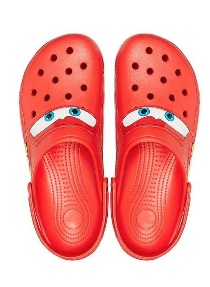 Caroban Mcqueen 95 Car Shoes Men'S And Women'S Popular Outdoor Breathable Casual Beach Shoes Hole Shoes Baotou Sandals - Image 2