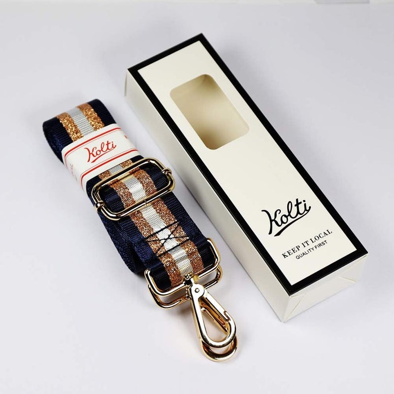 Kolti Purse Strap Replacement Crossbody Handbag Stripe Wide Adjustable - Image 2