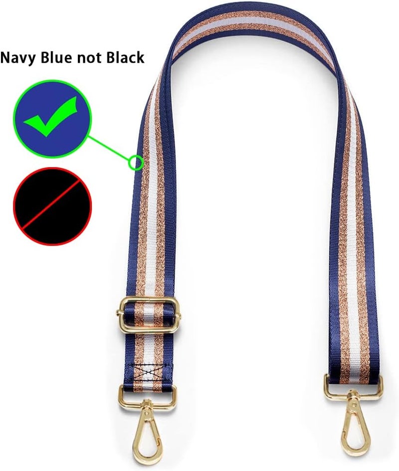 Kolti Purse Strap Replacement Crossbody Handbag Stripe Wide Adjustable - Image 1