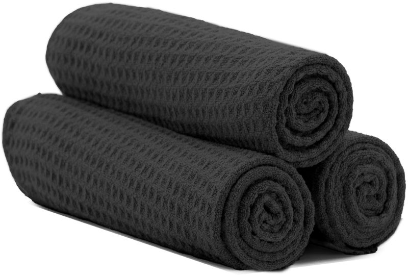 S&T INC. ST INC Microfiber Gym Towels Yoga Towel for Home and Gym Bag 16 Inch x 27 Inch 3 Pack
