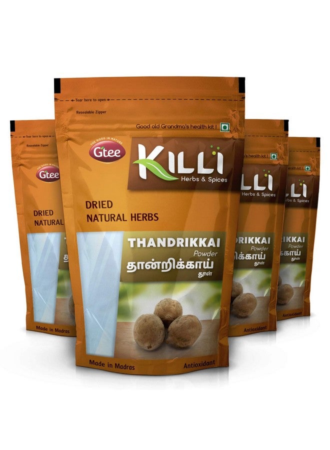KILLI كلي بيبهيتاكي | ثاندريكاى | بيليريك | تيرميناليا بيليريكا | مسحوق باهيدا، 100 جرام (عبوة من 4) - Image 1