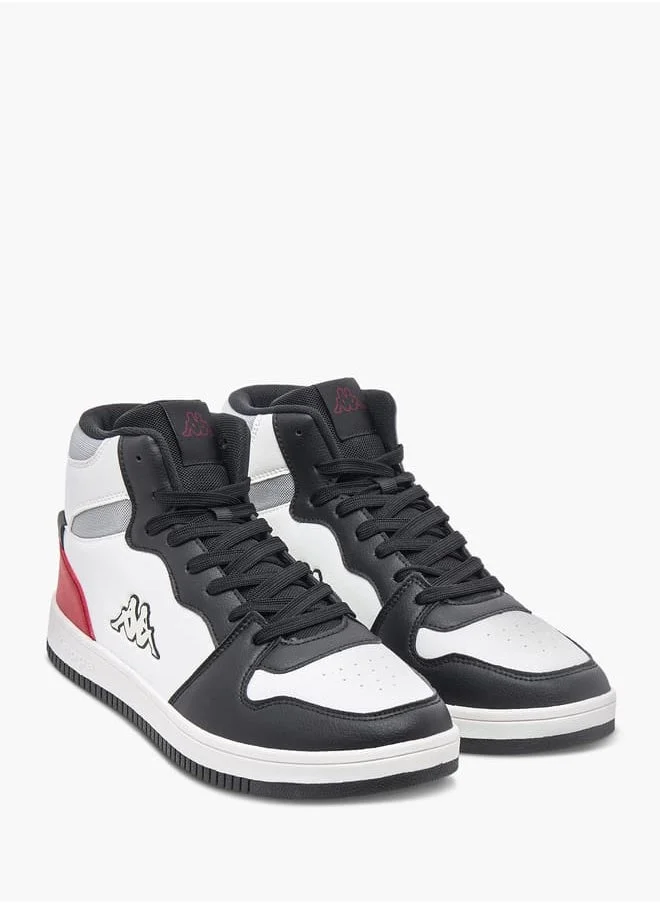 Kappa Mens Logo Detail Sports Shoes with Lace-Up Closure