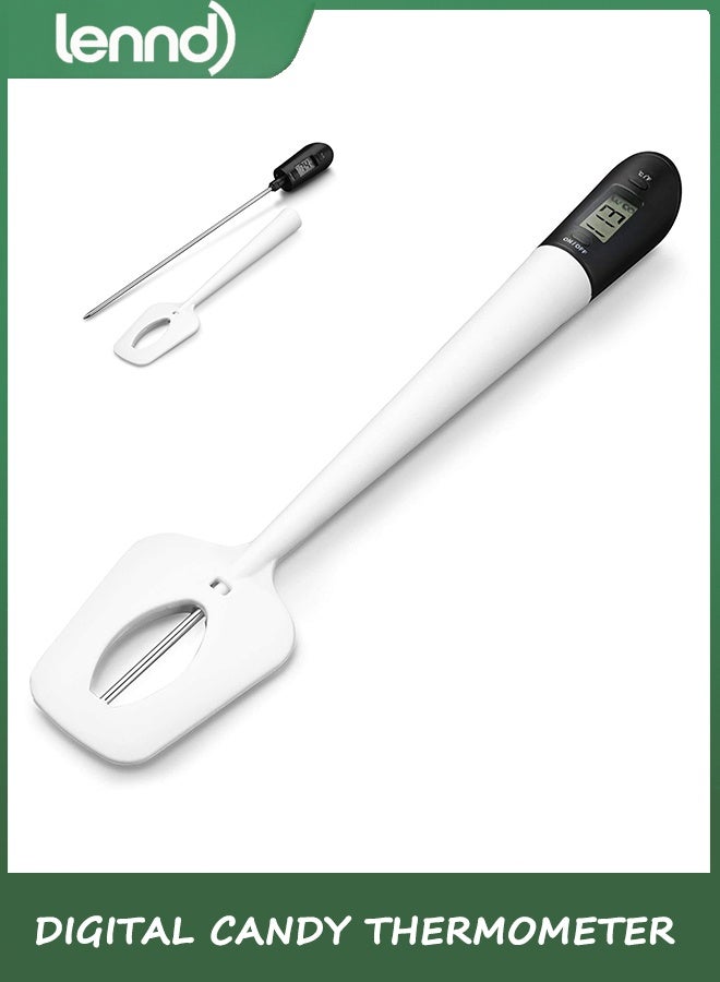 لينند مقياس حرارة رقمي للحلوى من LENND، قراءة فورية للمطبخ، مقياس حرارة للطهي، وقارئ درجة الحرارة، ومُحرك في واحد، مادة آمنة غذائيًا وخالية من مادة BPA - Image 1